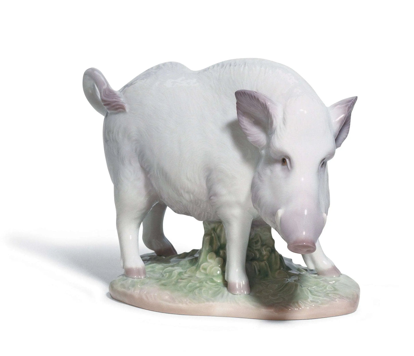 Lladró Zodiac Boar Pig Animal Figurine Sculpture by Lladró at FormFluent