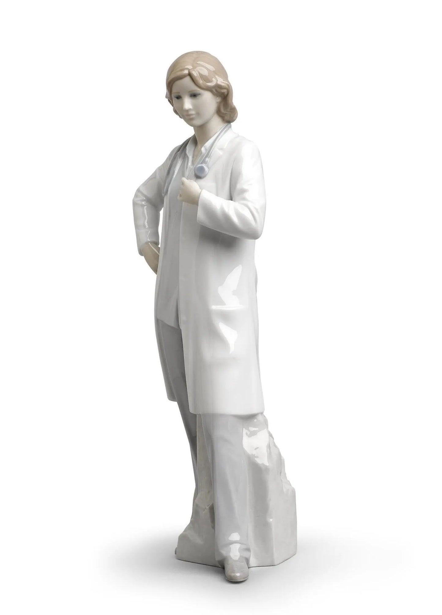 Lladró Female Doctor Woman Figurine Sculpture by Lladró at FormFluent