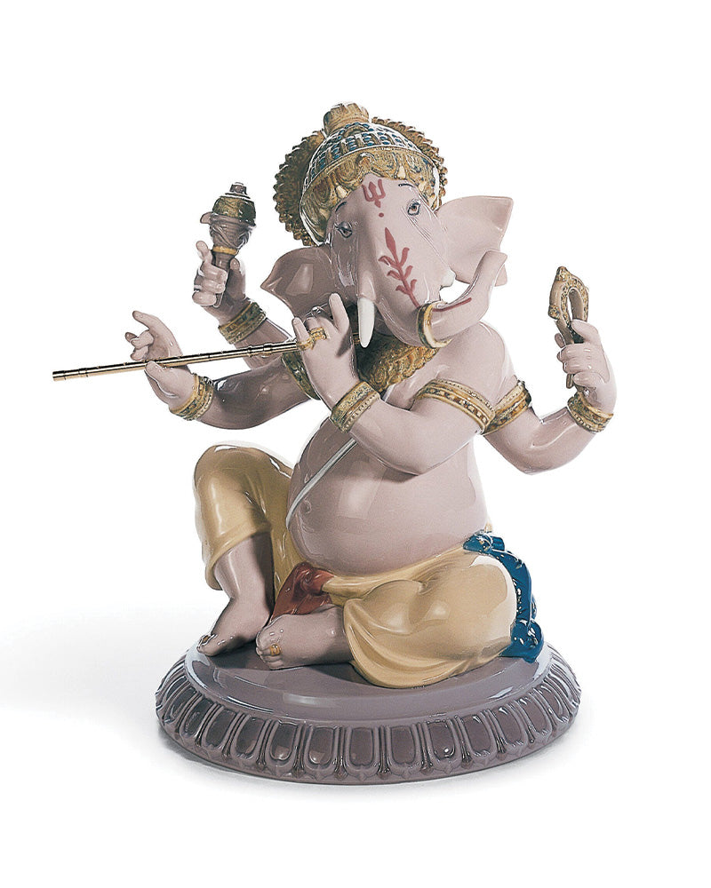Lladró Bansuri Ganesha Figurine FormFluent