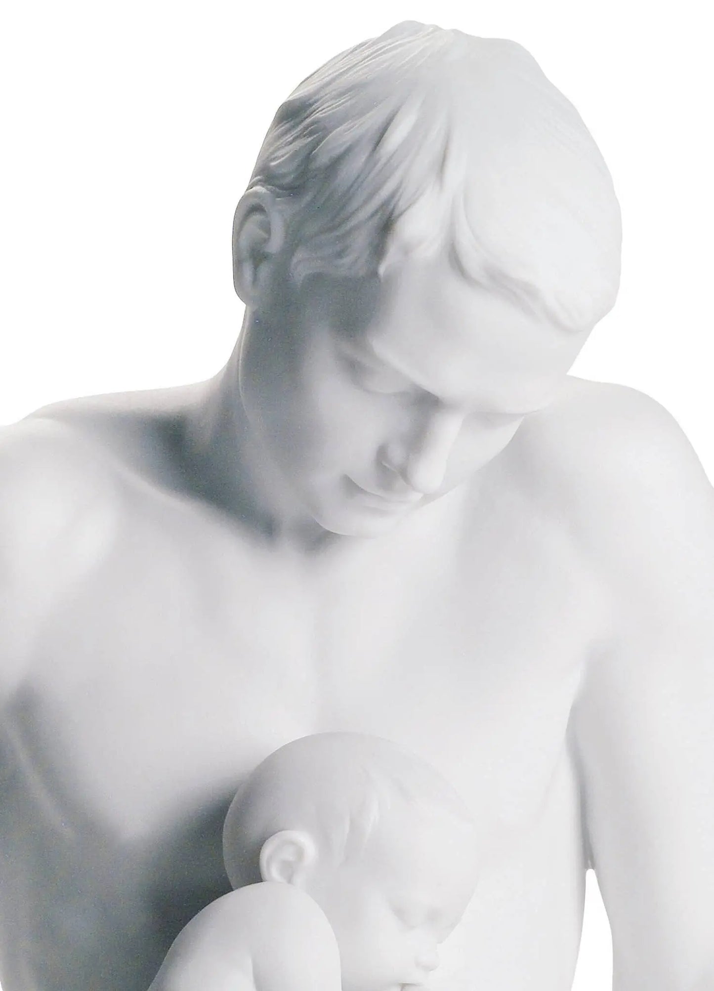 Lladró The Father and Baby Figurine Sculpture by Lladró at FormFluent Sydney, Australia