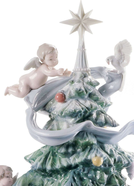 Lladró Great Christmas Tree Figurine Limited Edition by Lladró at FormFluent