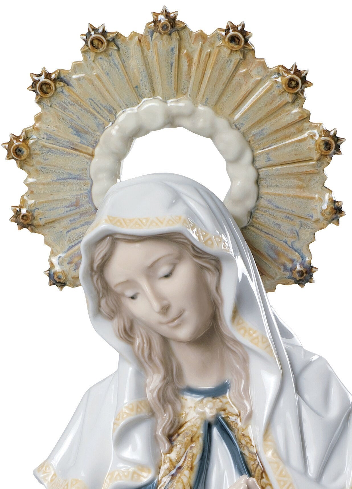 Lladró Our Lady of Divine Providence Virgin Mary Figurine FormFluent