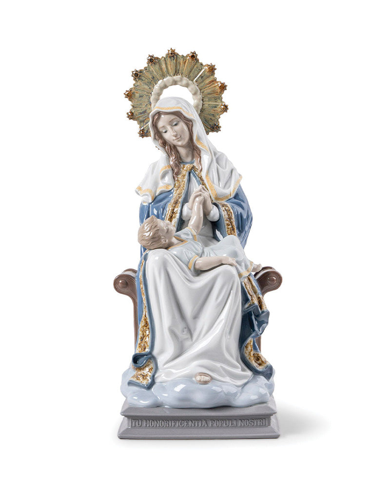 Lladró Our Lady of Divine Providence Virgin Mary Figurine FormFluent