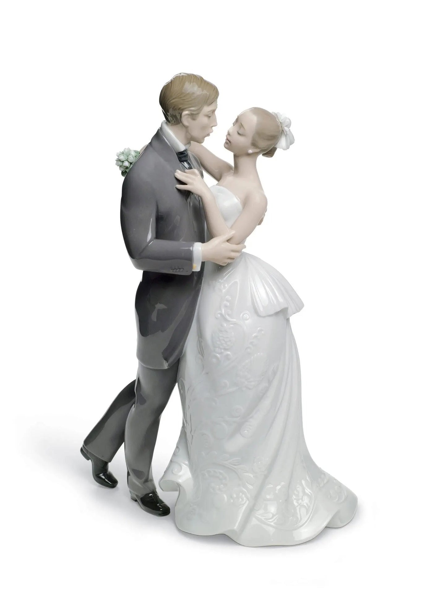 Lladró Lover's Waltz Couple Figurine Sculpture by Lladró at FormFluent