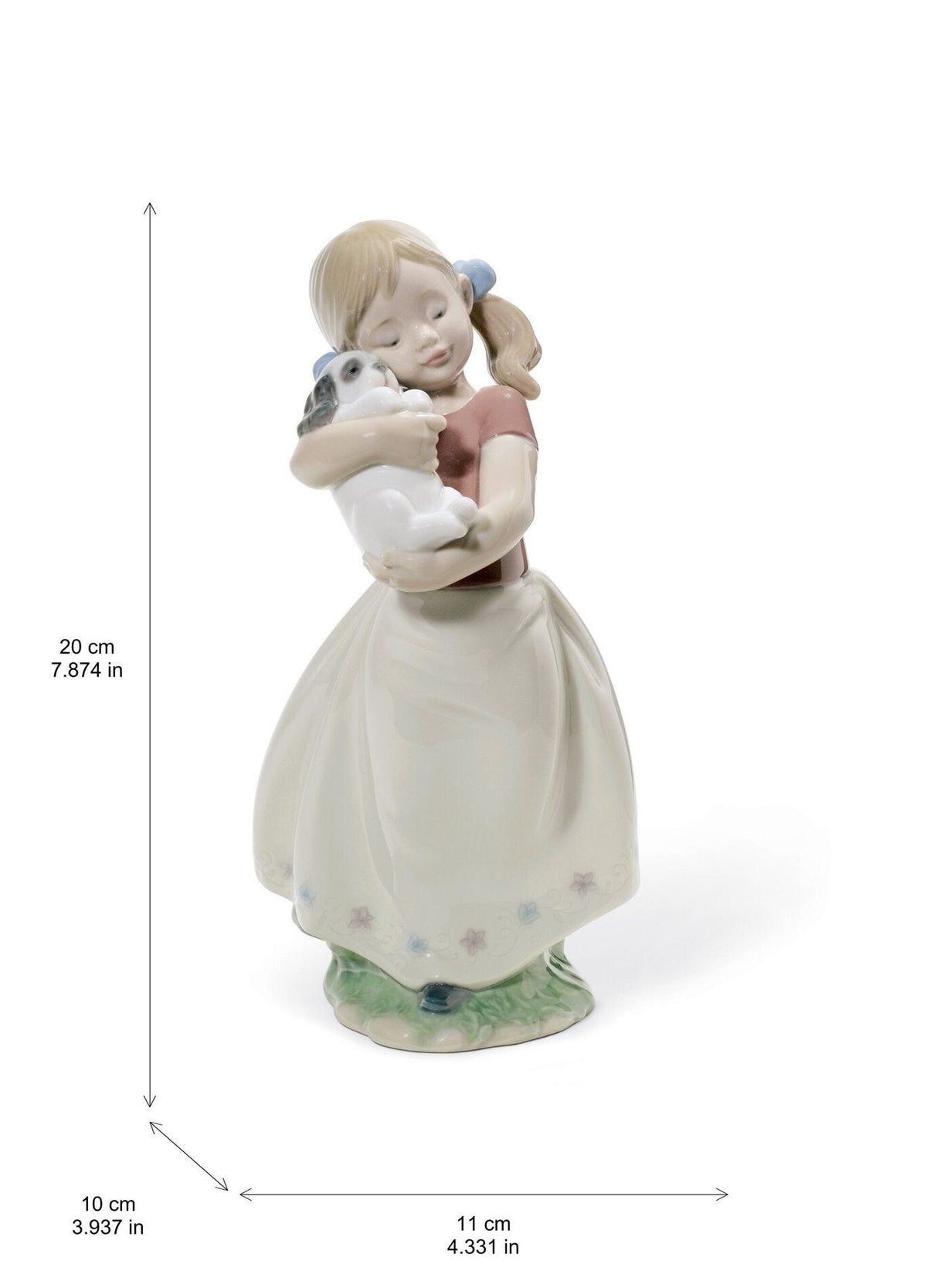 Lladró My Sweet Little Puppy Girl Figurine