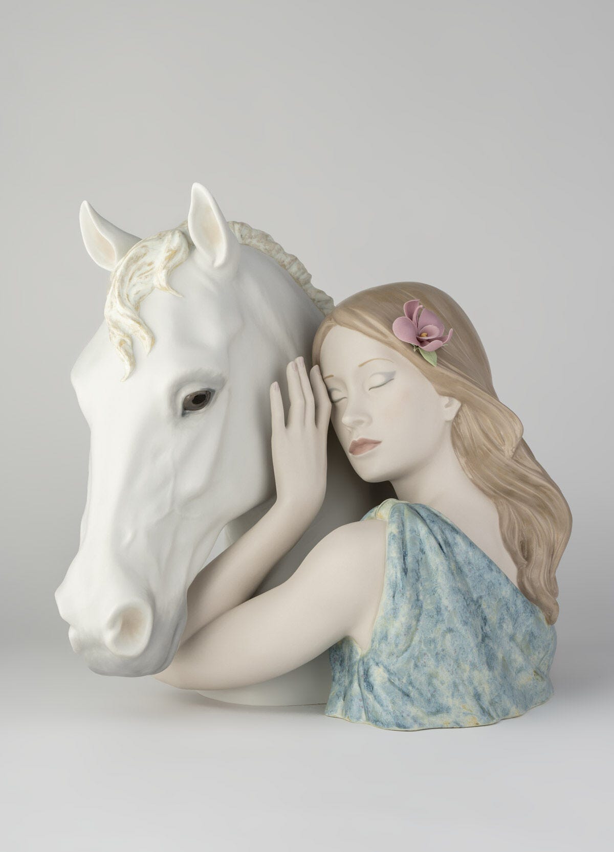 Lladró Lladró A True Friend Woman and Horse Figurine (Limited Edition) - FormFluent Sydney Australia