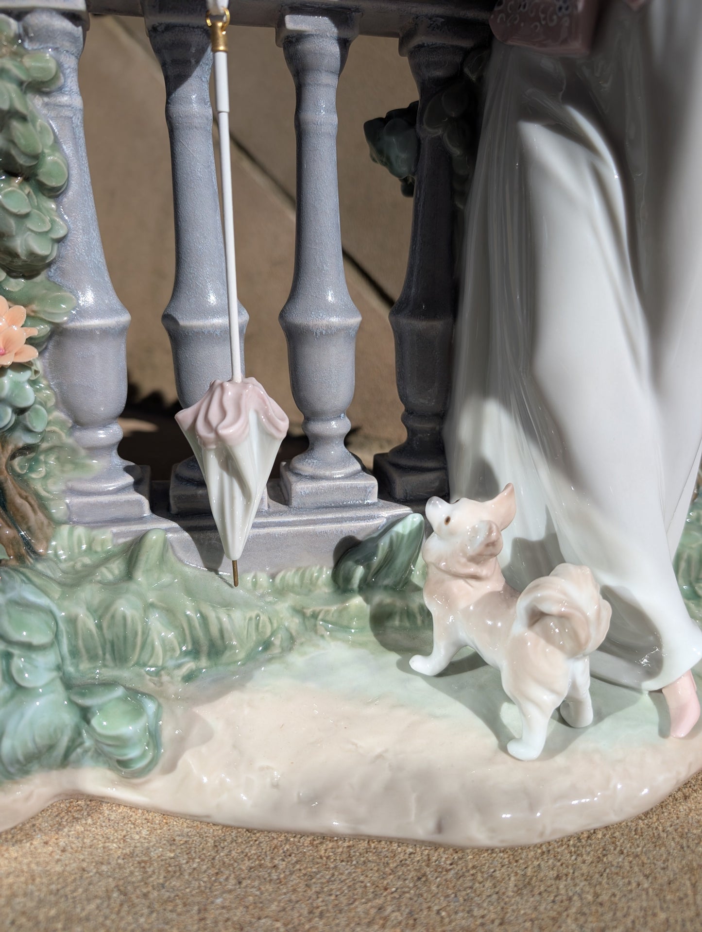 Lladró In The Balustrade Woman Sculpture by Lladró at FormFluent