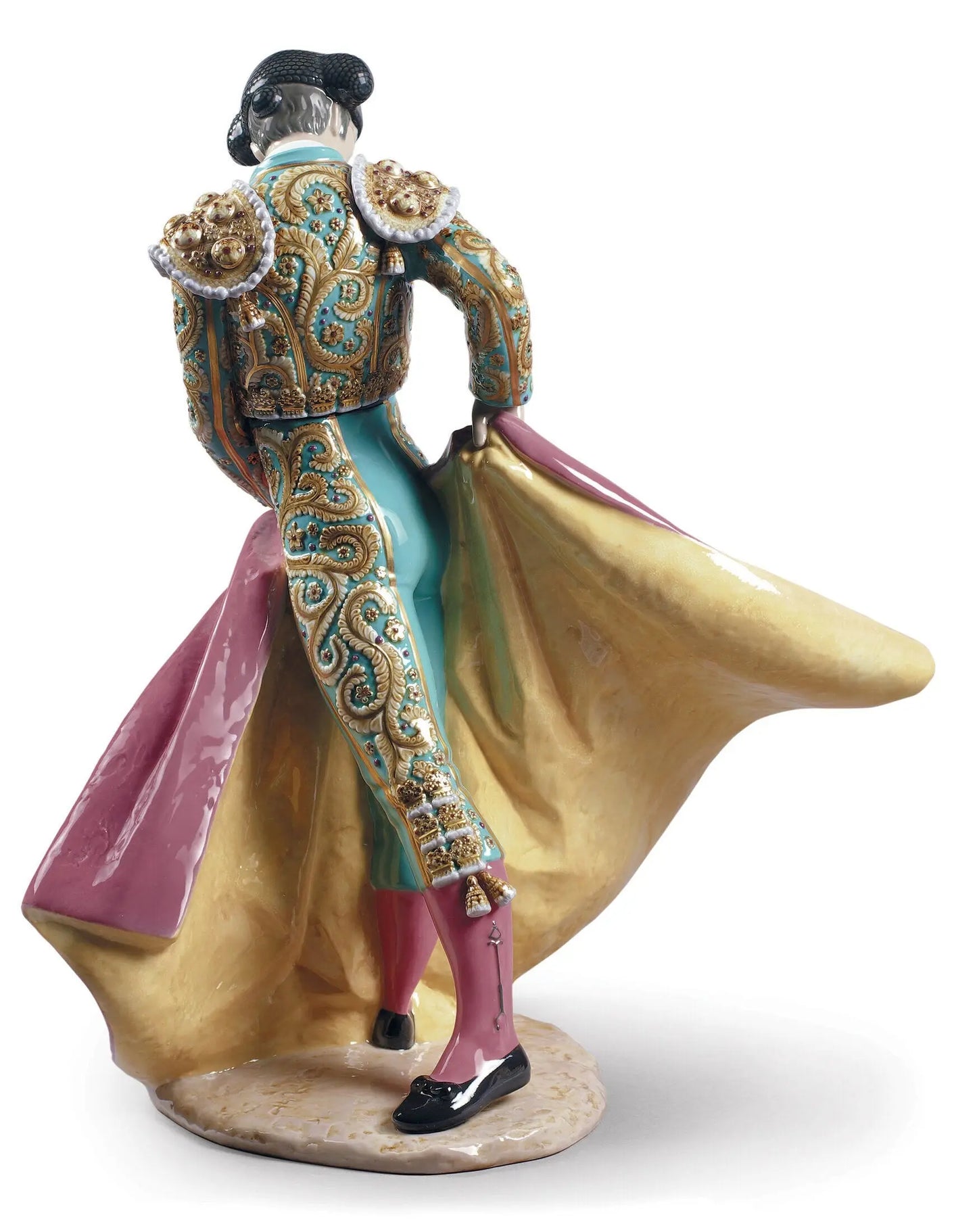 Lladró Matador Bullfighter Man Sculpture Green Limited Edition Sculpture by Lladró at FormFluent
