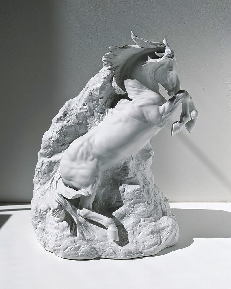 Lladró Lladró Unbreakable Spirit White Horse Sculpture - FormFluent Sydney Australia