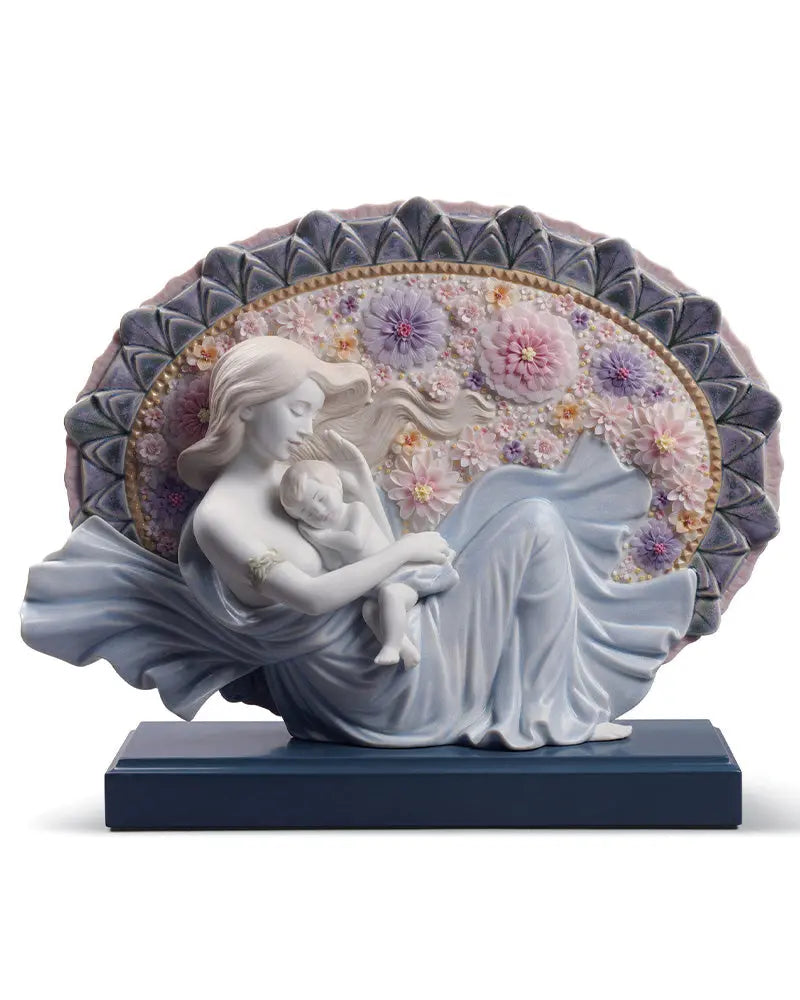 Lladró Blossoming of Life Mother and Baby Figurine Sculpture by Lladró at FormFluent Sydney, Australia