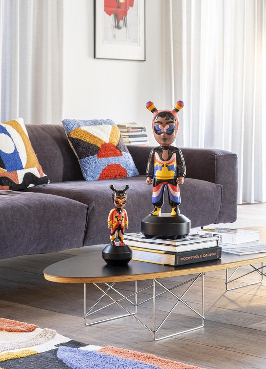 Lladró The Guest by Jade Purple Brown Sculpture Large Model Limited Edition  Sculpture FormFluent