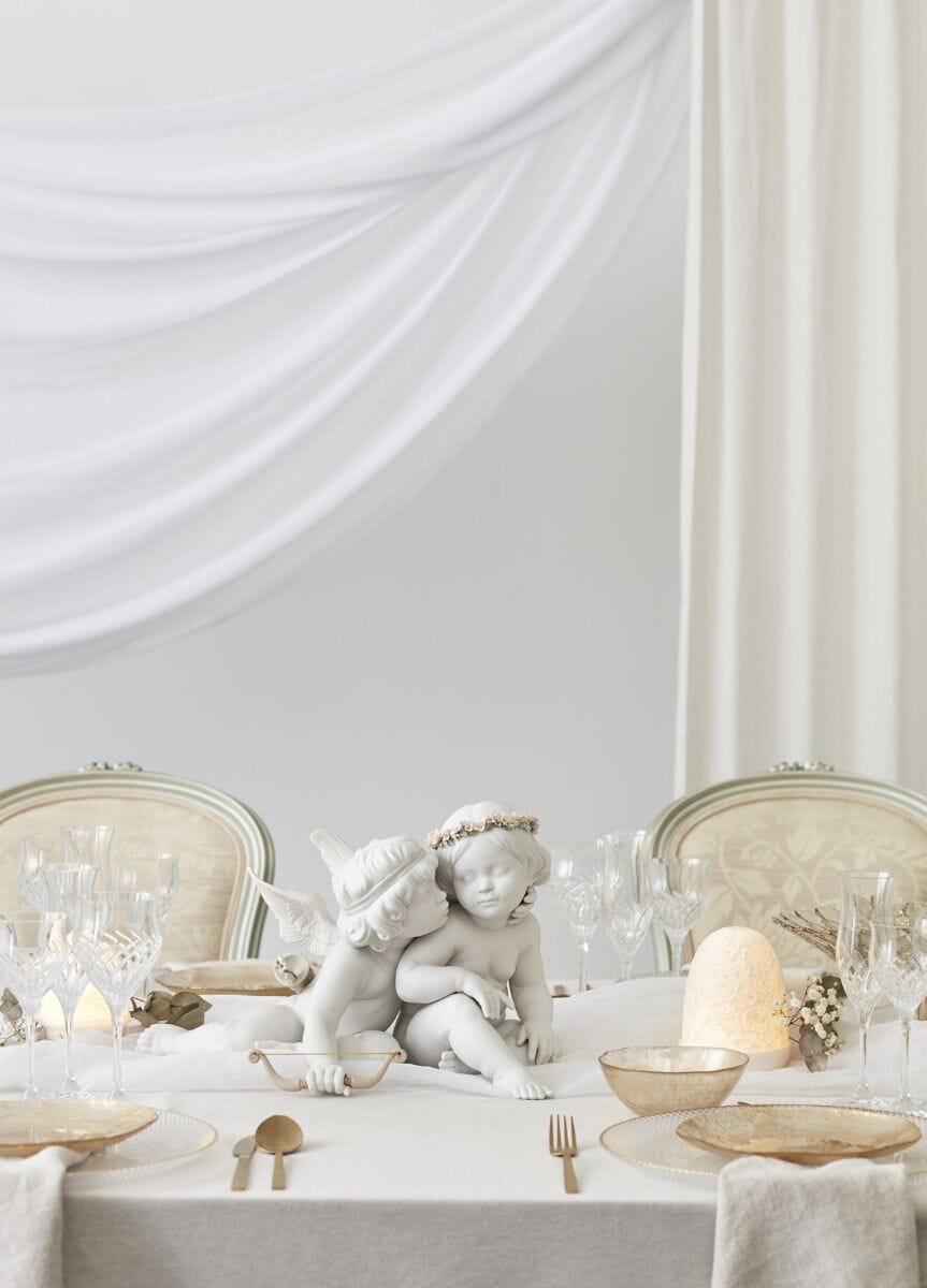 Lladró Eros and Psyche Angels Figurine   FormFluent