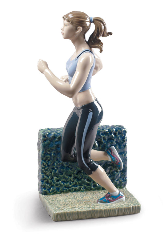 Running Woman Figurine