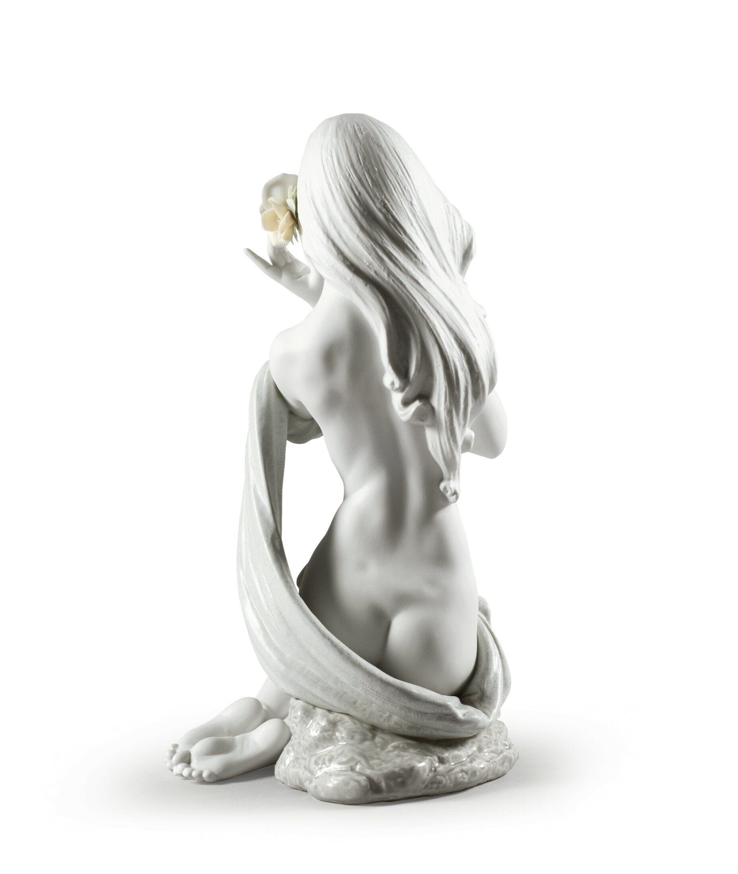 Lladró Subtle Moonlight Woman Figurine White Limited Edition FormFluent