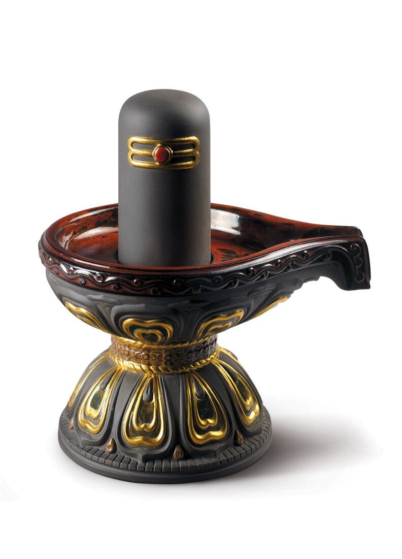 Buy Authentic Lladró Lladró Lingam Figurine. Golden Luster - FormFluent Sydney Australia