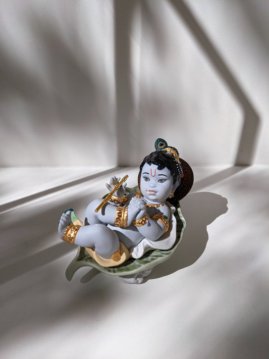 Lladró Krishna on a Leaf Figurine FormFluent