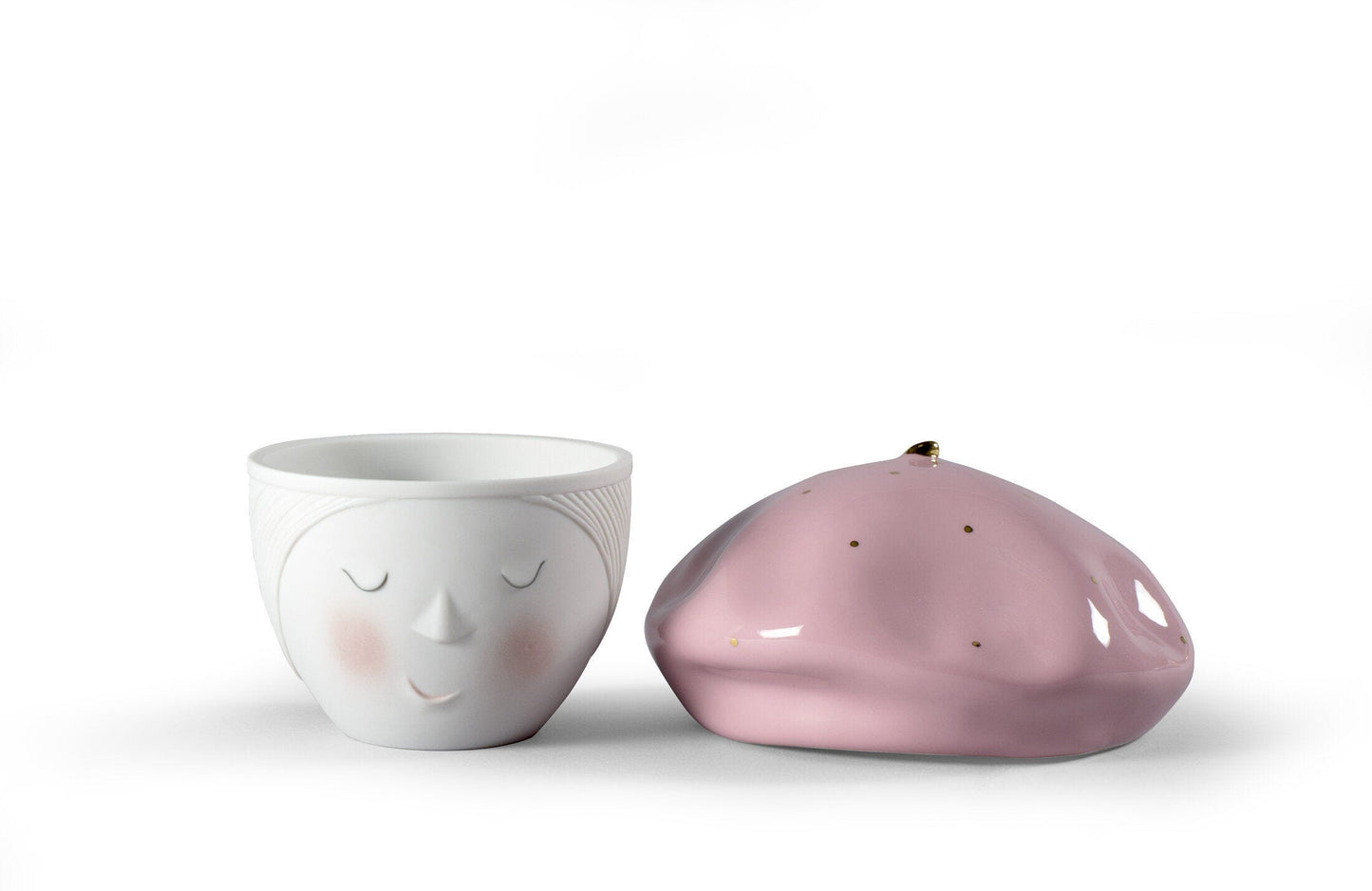 Lee Beret Box Pink-Gold