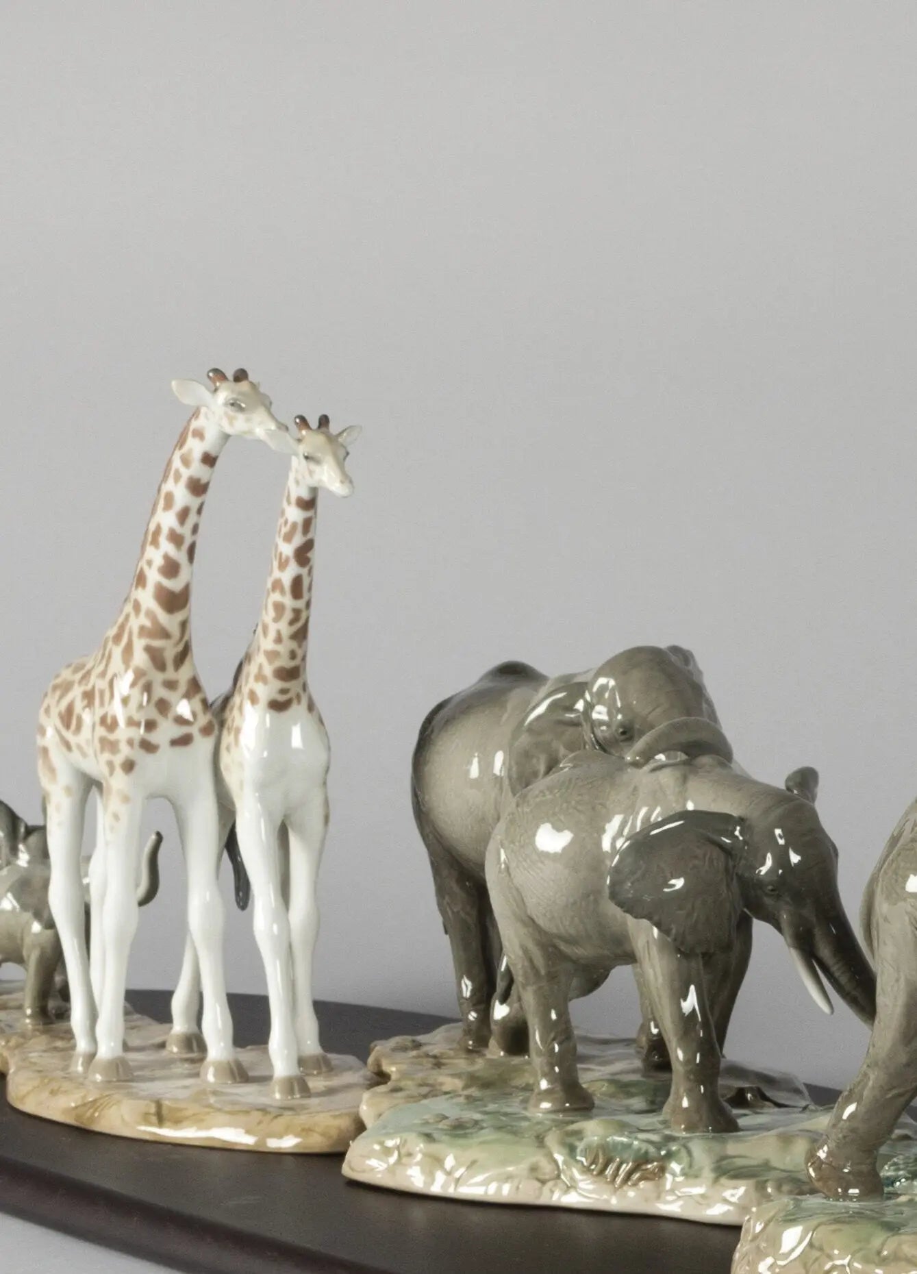 Lladró African Savannah Wild Animals Sculpture Coloured Sculpture by Lladró at FormFluent