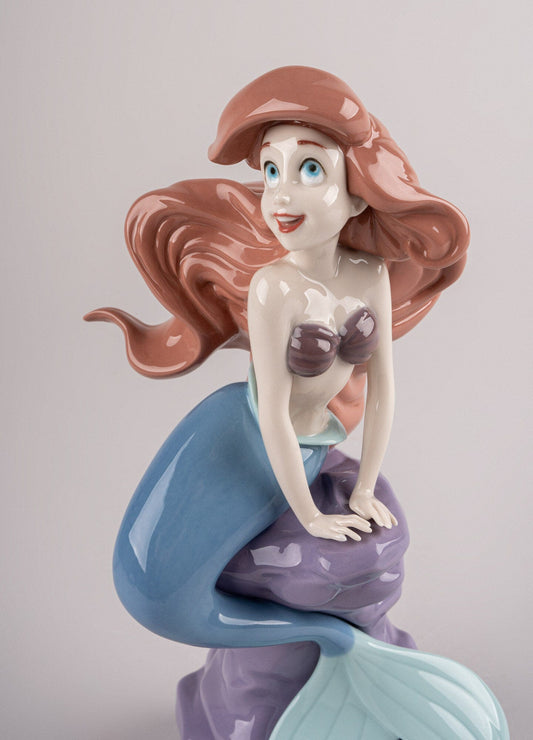 Lladró Official Ariel, The Little Mermaid Figurine by Lladró at FormFluent