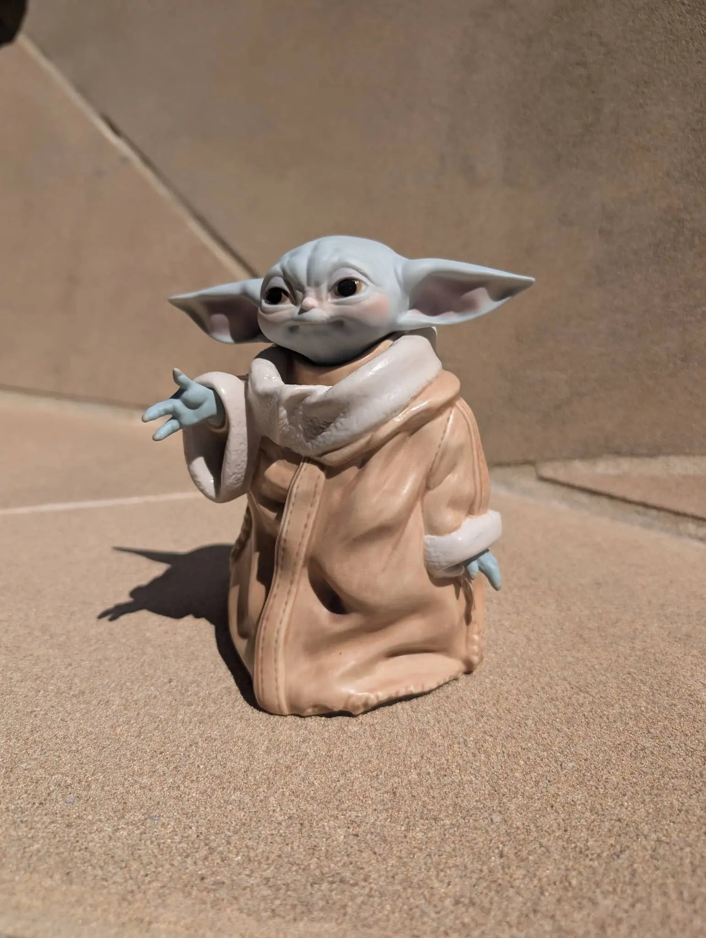 Lladró Official Star Wars Grogu (Baby Yoda) Sculpture by Lladró at FormFluent