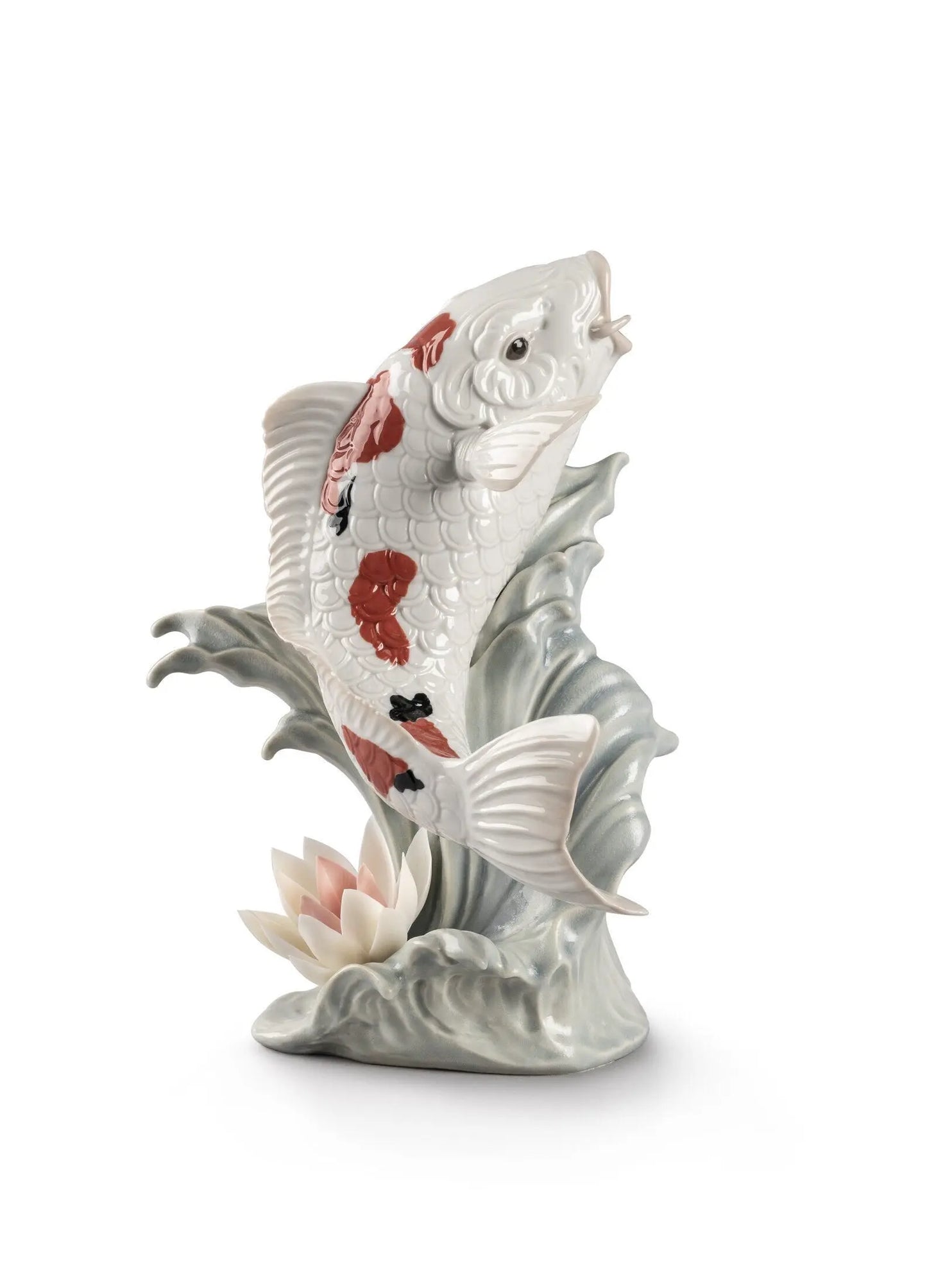Lladró Koi Fish Figurine Sculpture by Lladró at FormFluent
