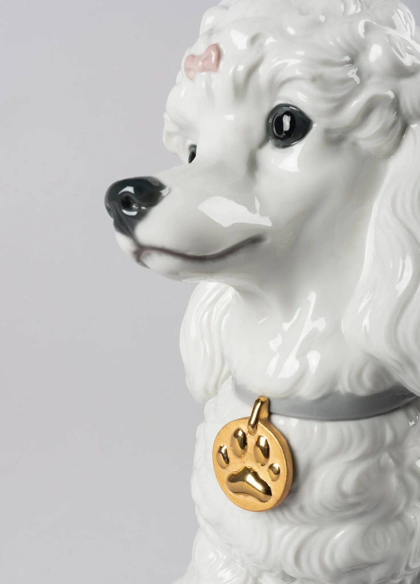 Lladró Poodle with Mochis Dog Figurine Sculpture by Lladró at FormFluent Sydney, Australia