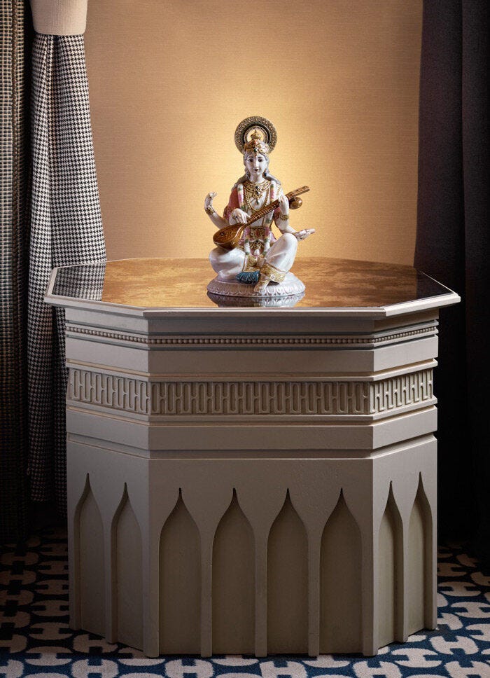 Buy Authentic Lladró Lladró Goddess Saraswati Figurine Sculpture - FormFluent Sydney Australia