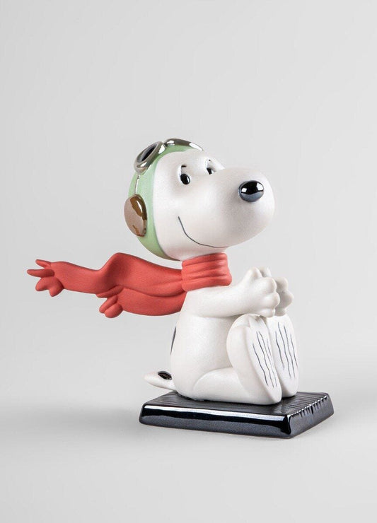 Lladró Snoopy™ Flying Ace Sculpture by Lladró at FormFluent