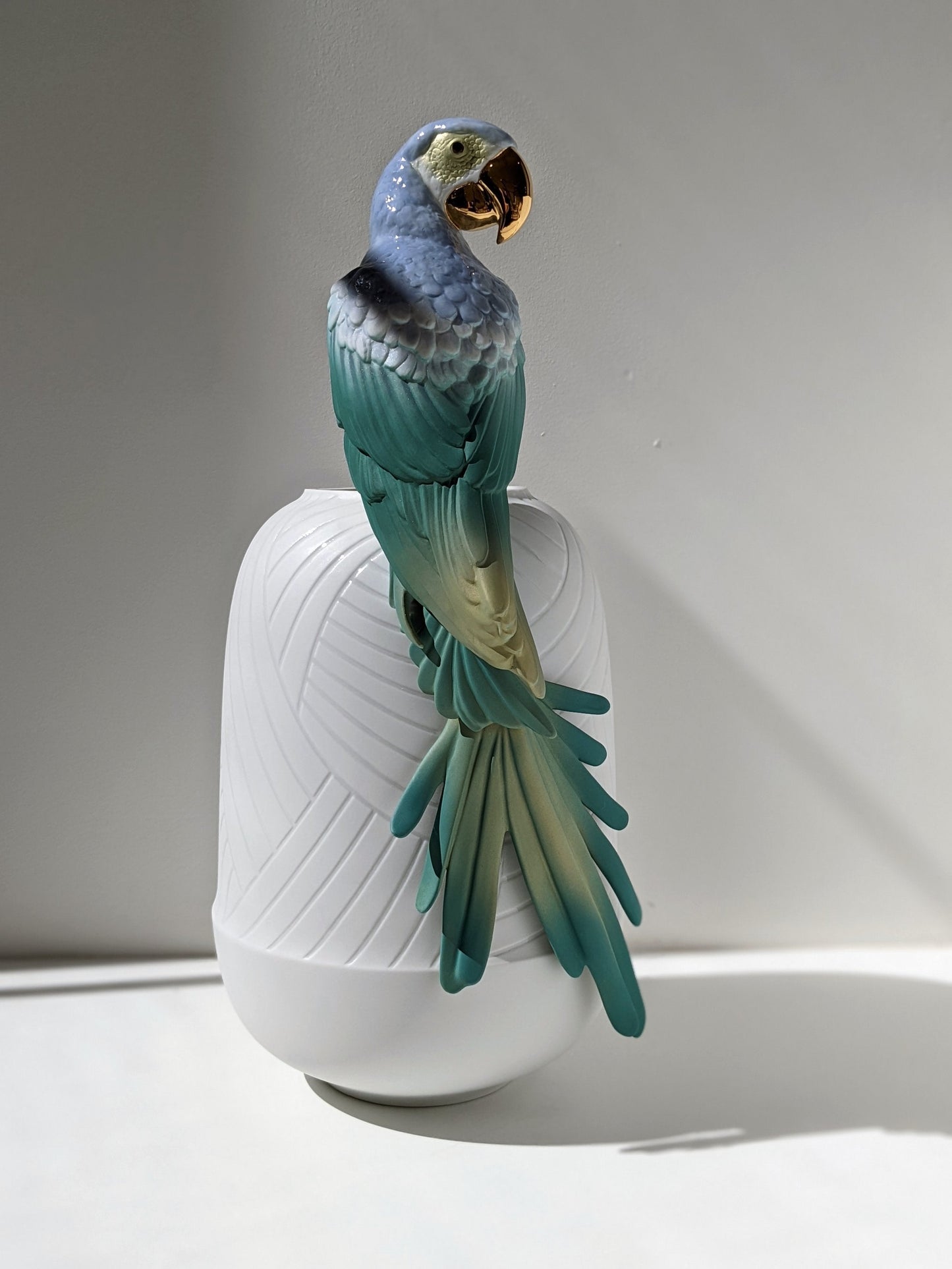 Buy Authentic Lladró Lladró Macaw Bird Vase  - FormFluent Sydney Australia