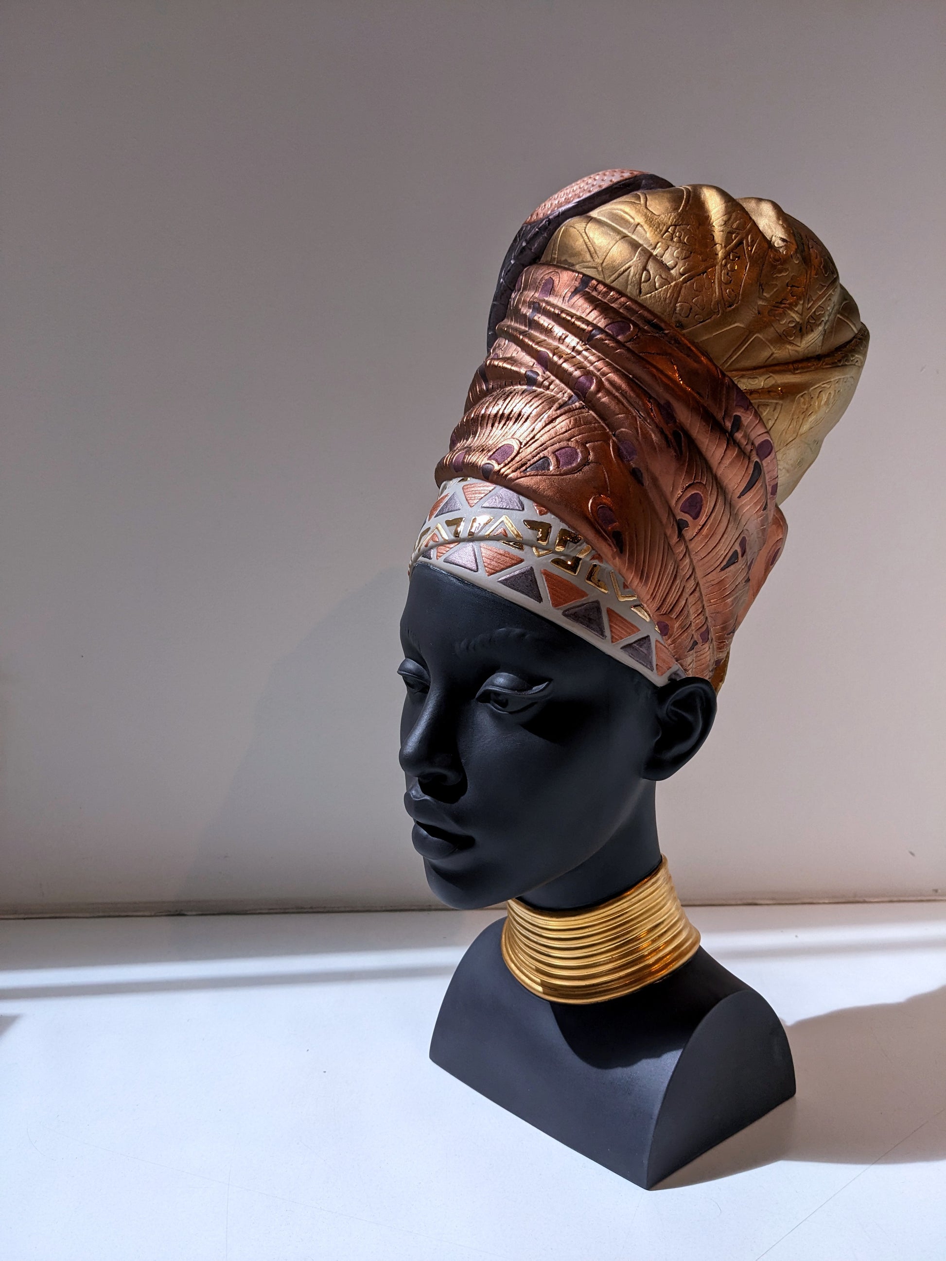 Lladró African Soul Bust Sculpture   FormFluent