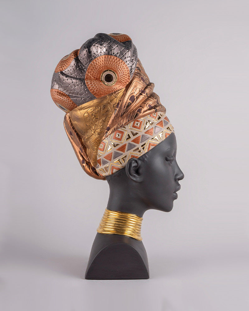 Lladró African Soul Bust Sculpture   FormFluent