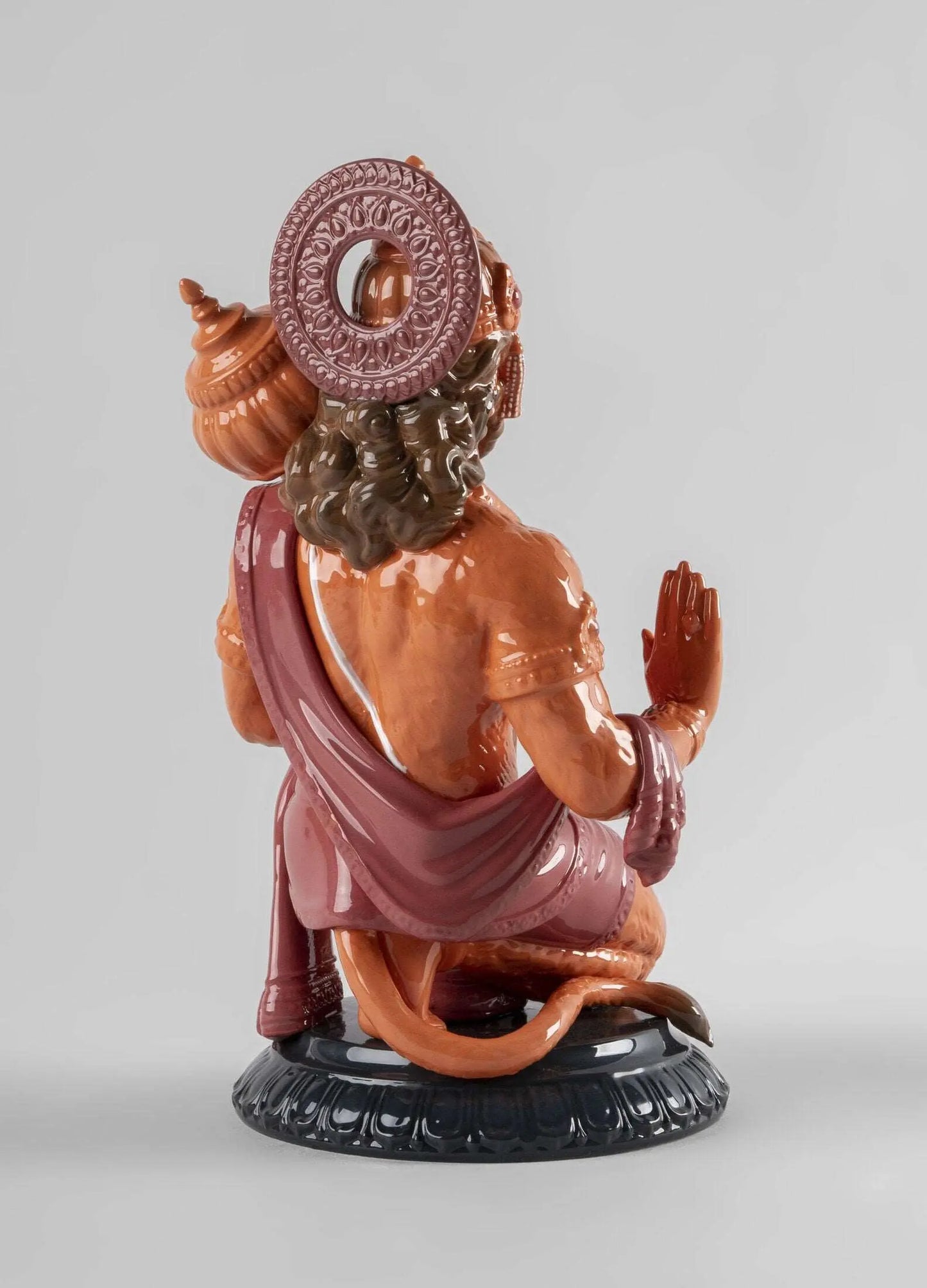 Lladró Lord Hanuman Orange Figurine Sculpture by Lladró at FormFluent