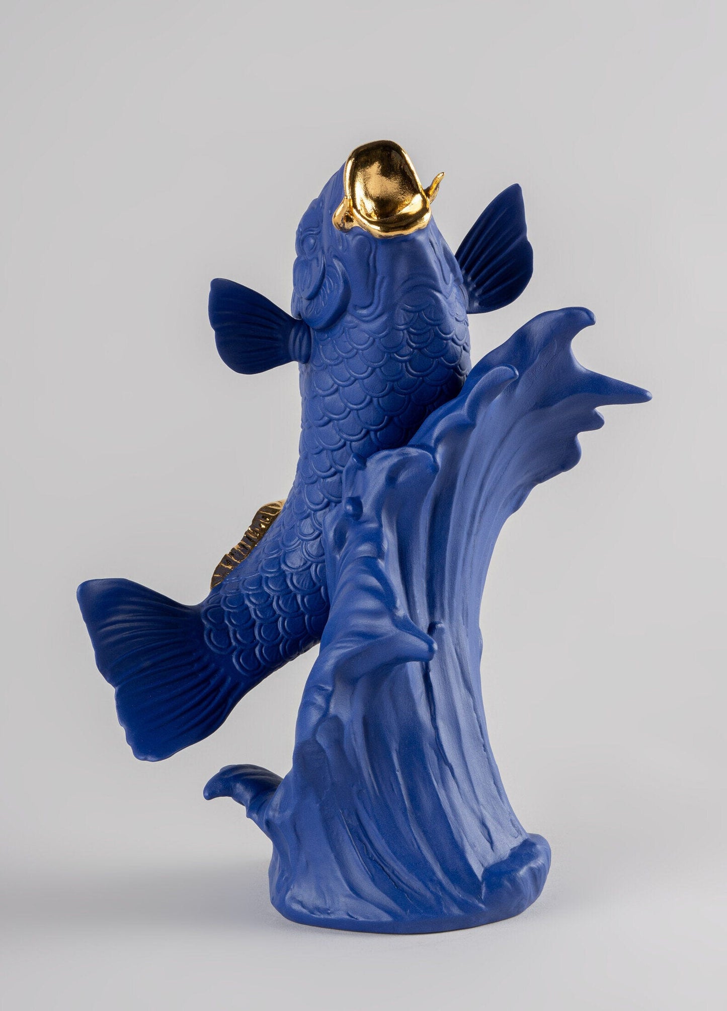 Lladró Bold Blue Koi in International Klein Blue Limited Edition FormFluent