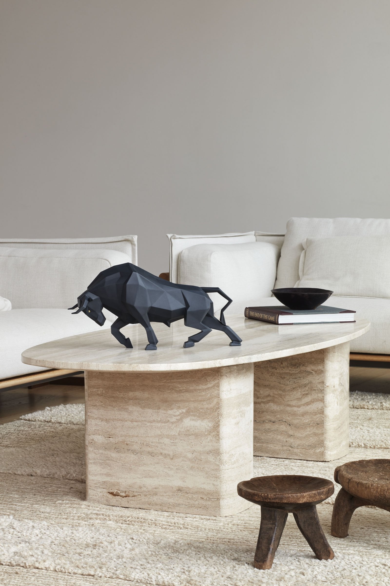 Lladró Origami Bull Figurine   FormFluent