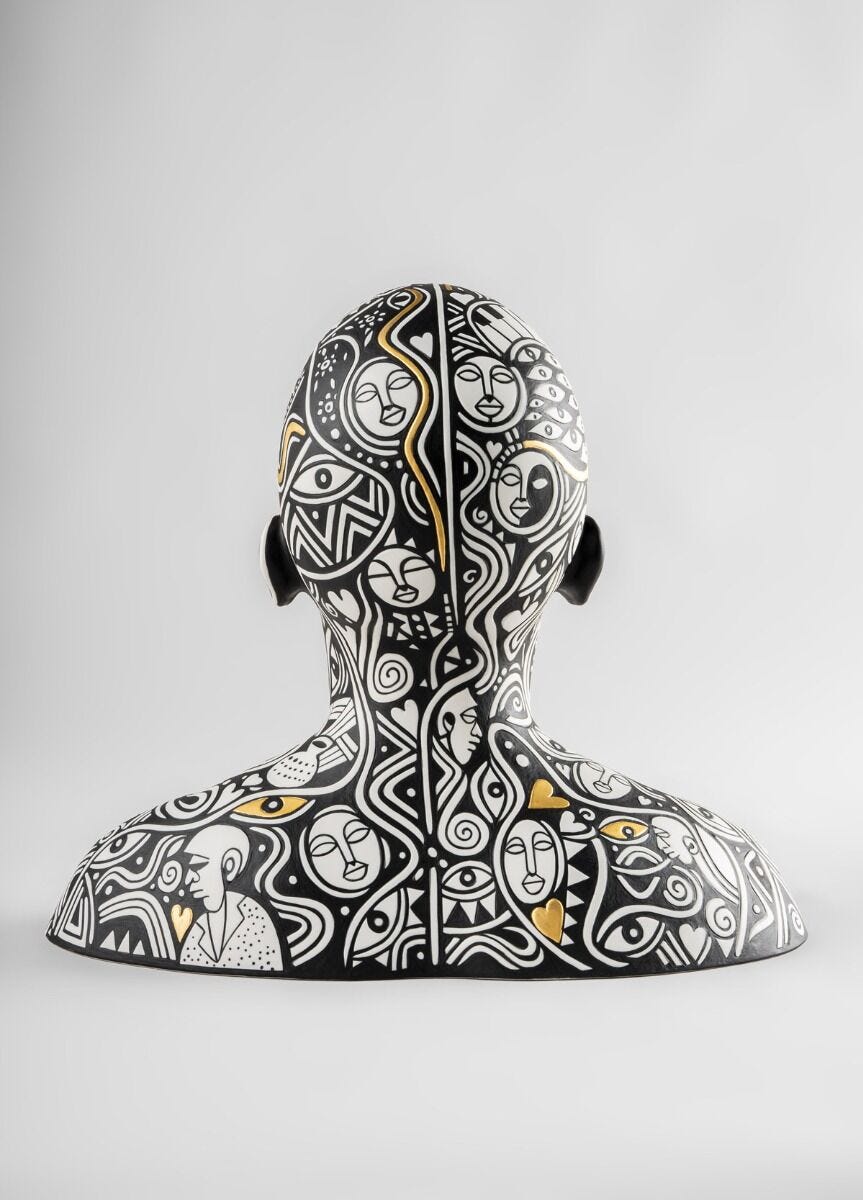 Lladró The Dreamer by Láolú - Bust Sculpture Limited Edition by Lladró at FormFluent