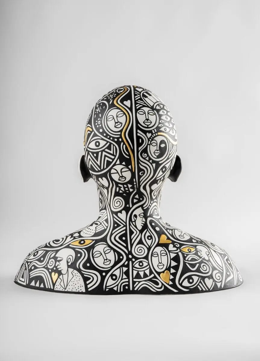 Lladró The Dreamer by Láolú Bust Sculpture Limited Edition Sculpture by Lladró at FormFluent