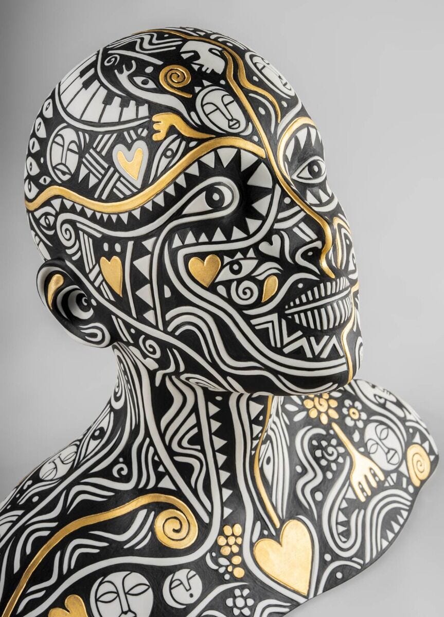 The Dreamer by Láolú - Bust Sculpture Limited Edition