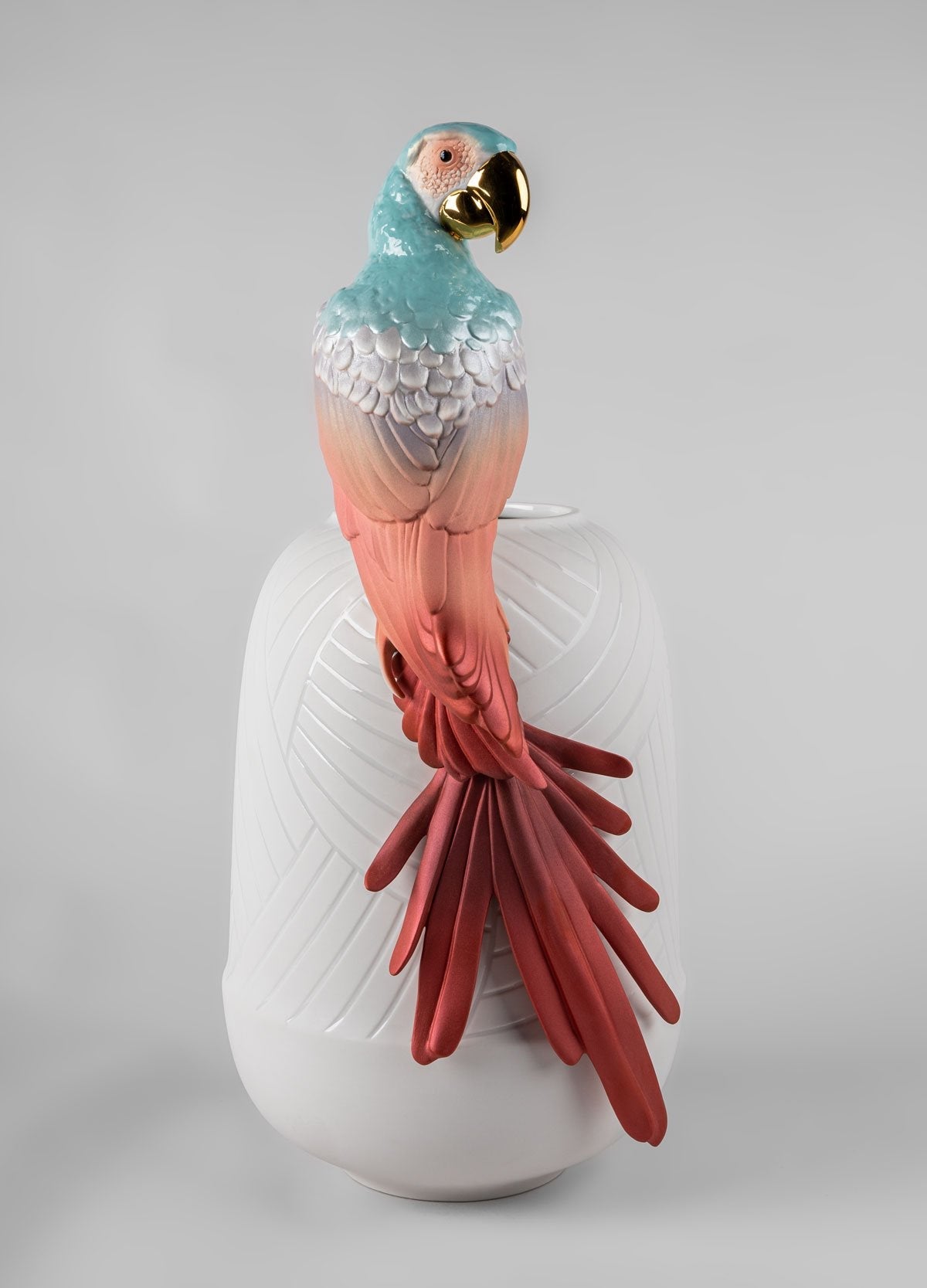 Buy Authentic Lladró Lladró Macaw Bird Vase  - FormFluent Sydney Australia