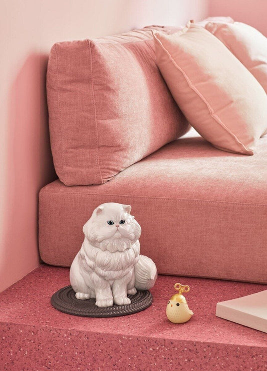 Lladró Persian Cat Sculpture by Lladró at FormFluent