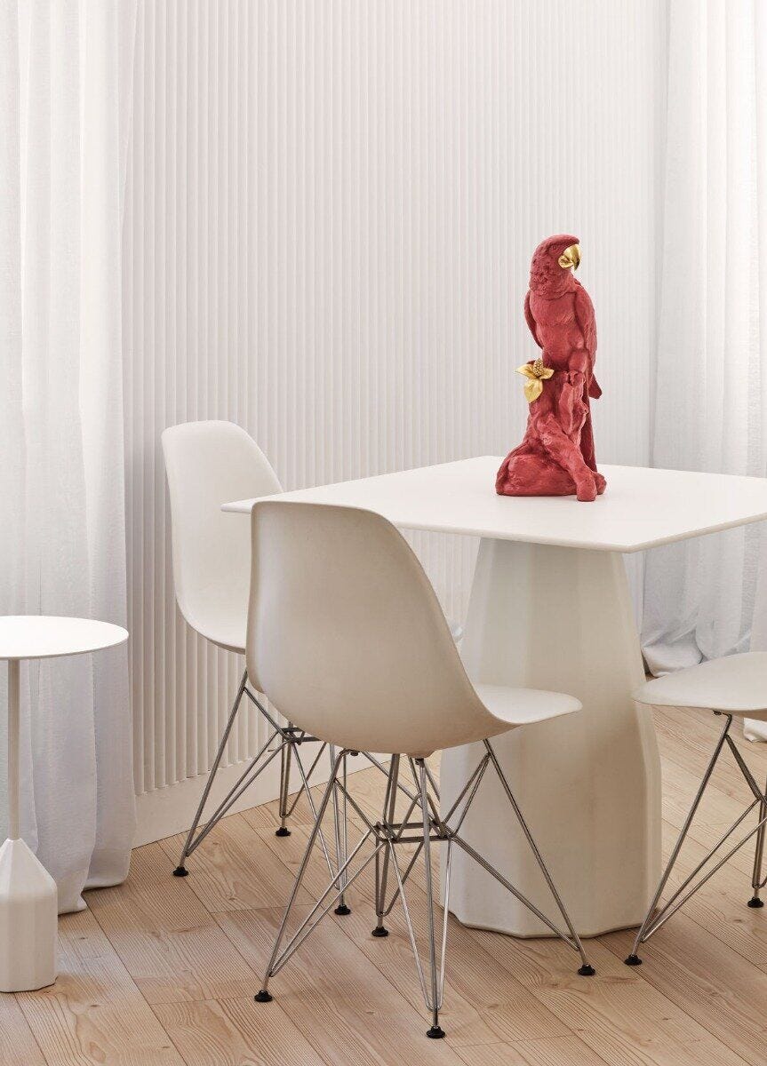Lladró Macaw Bird Sculpture Red-Gold Limited Edition FormFluent