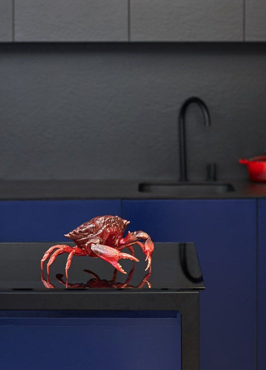 Lladró Crab Sculpture (Red) by Lladró at FormFluent