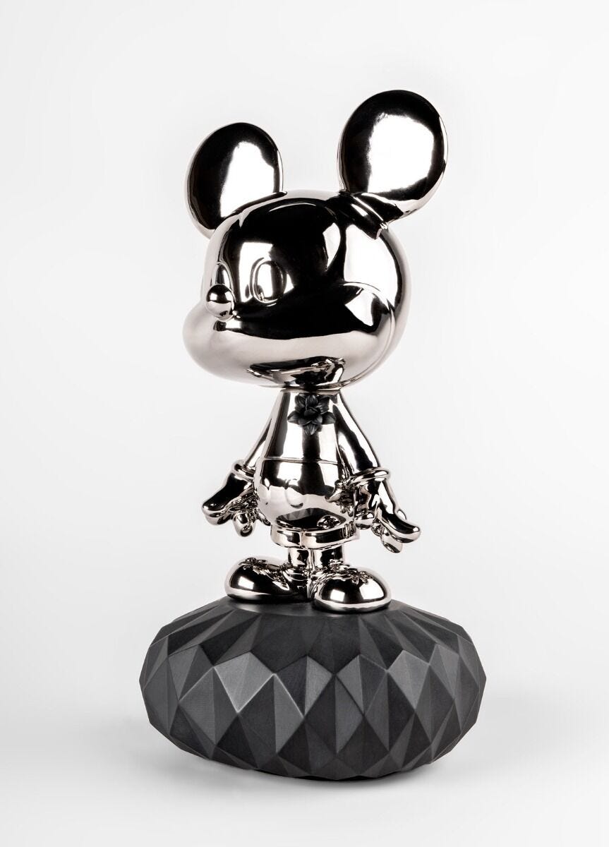 Mickey Mouse Platinum Sculpture