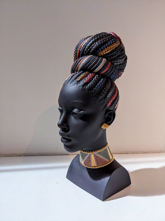 Lladró African Colours Woman Sculpture by Lladró at FormFluent