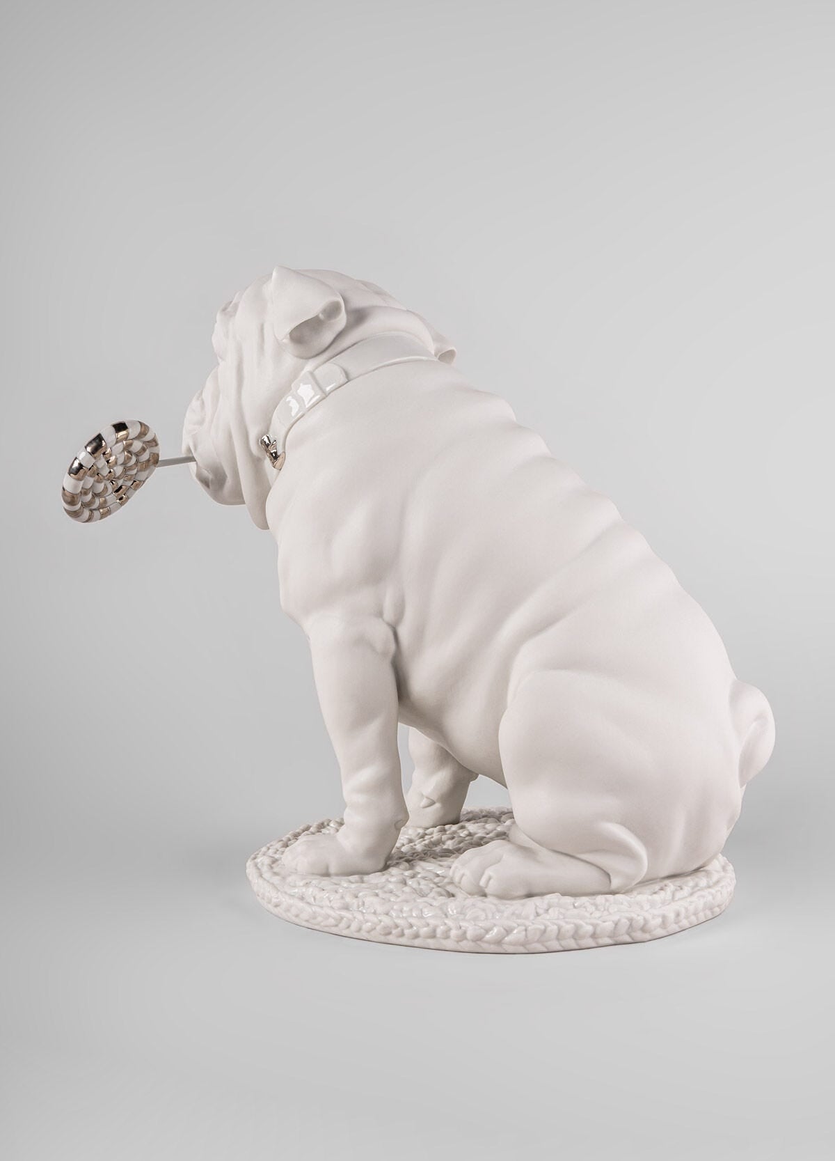 Lladró Bulldog With Lollipop Sculpture Re-Deco FormFluent