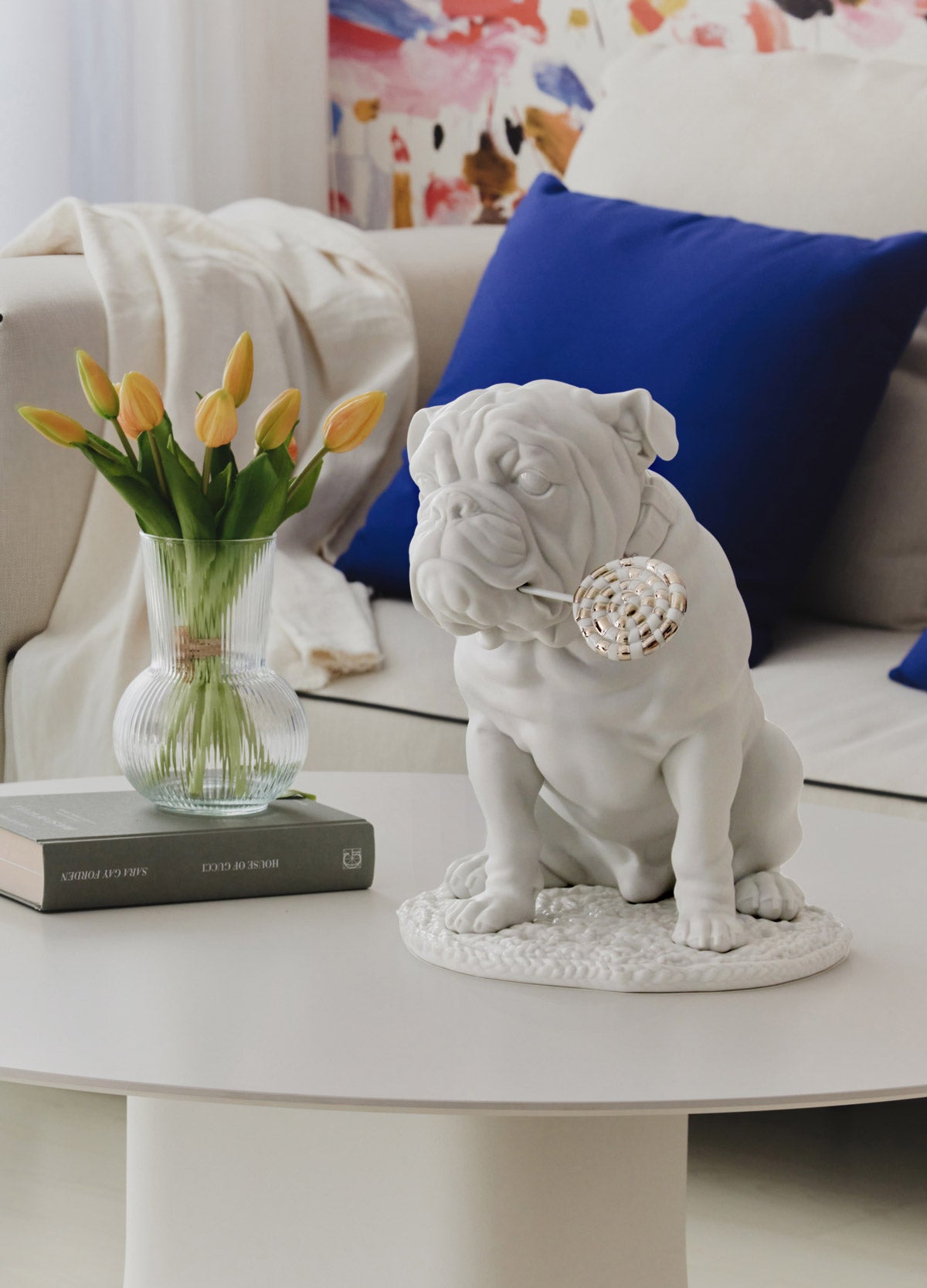 Lladró Bulldog With Lollipop Sculpture Re-Deco FormFluent