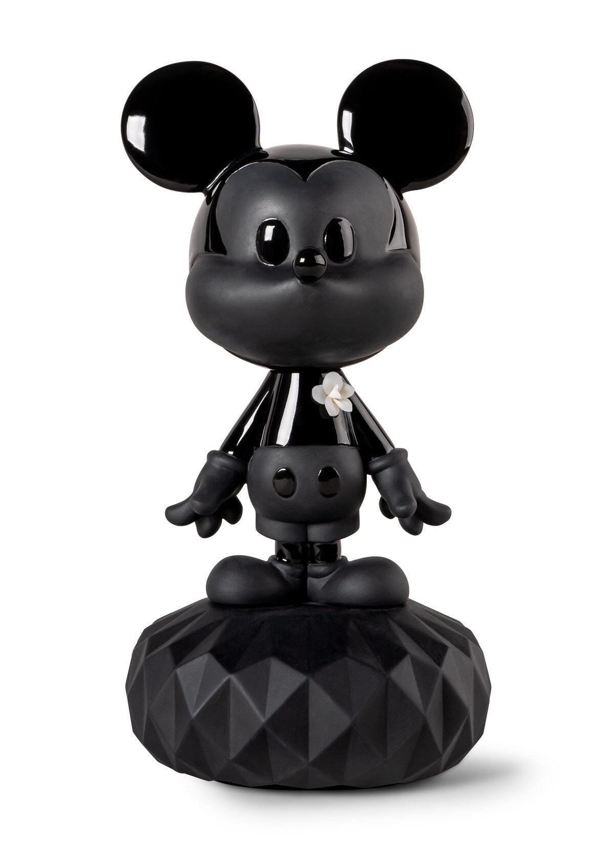 Lladró Mickey Total Black Sculpture Sculpture FormFluent