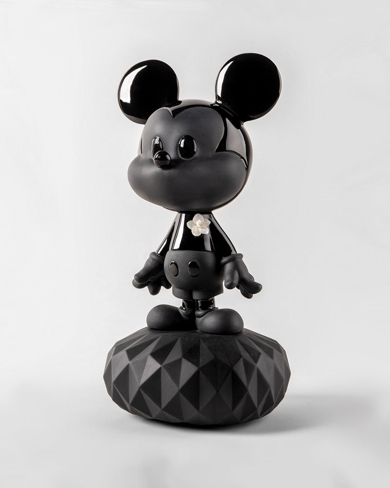 Lladró Mickey Total Black Sculpture Sculpture FormFluent