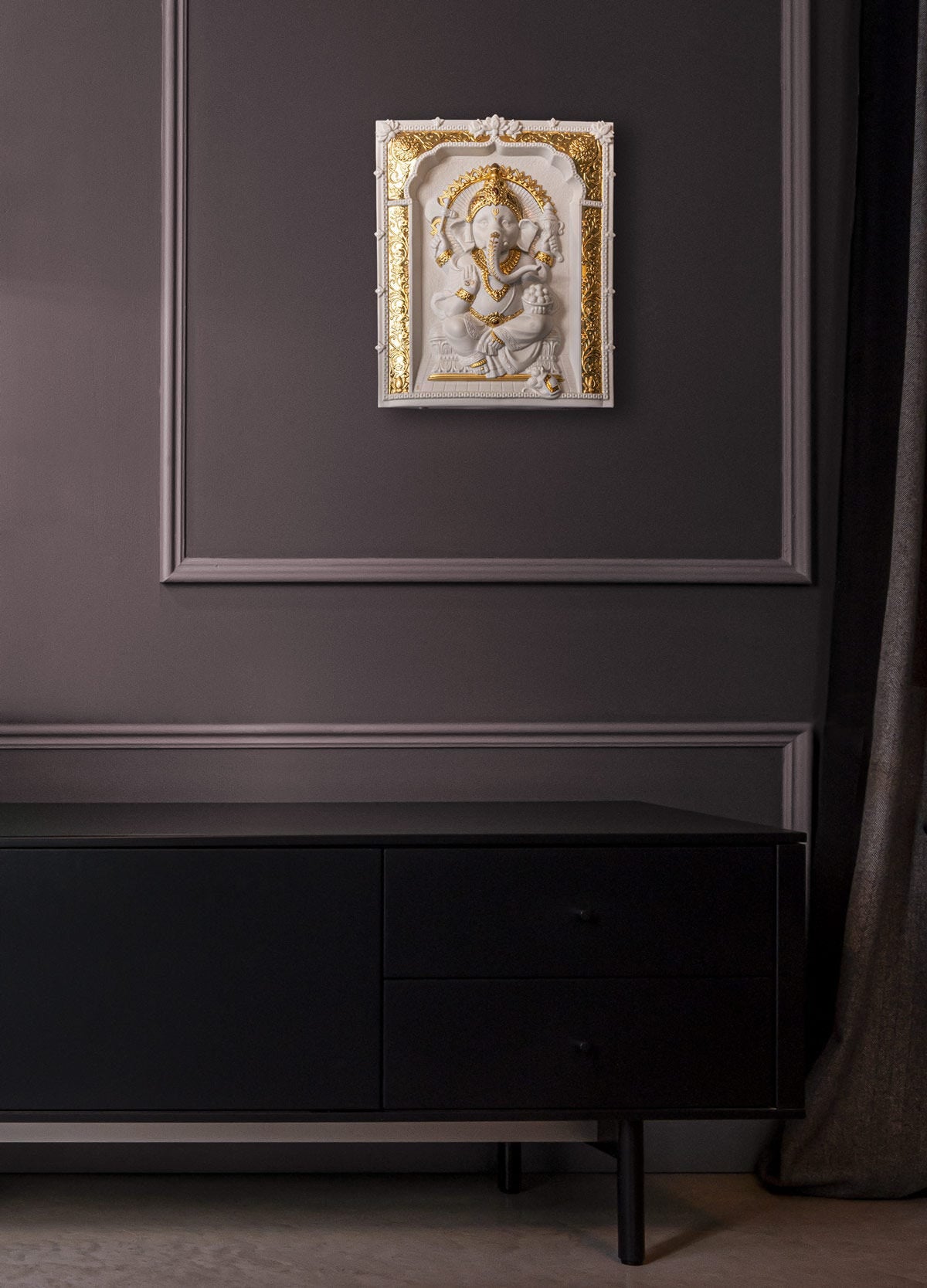 Lladró Lord Ganesha Wall Art Sculpture FormFluent