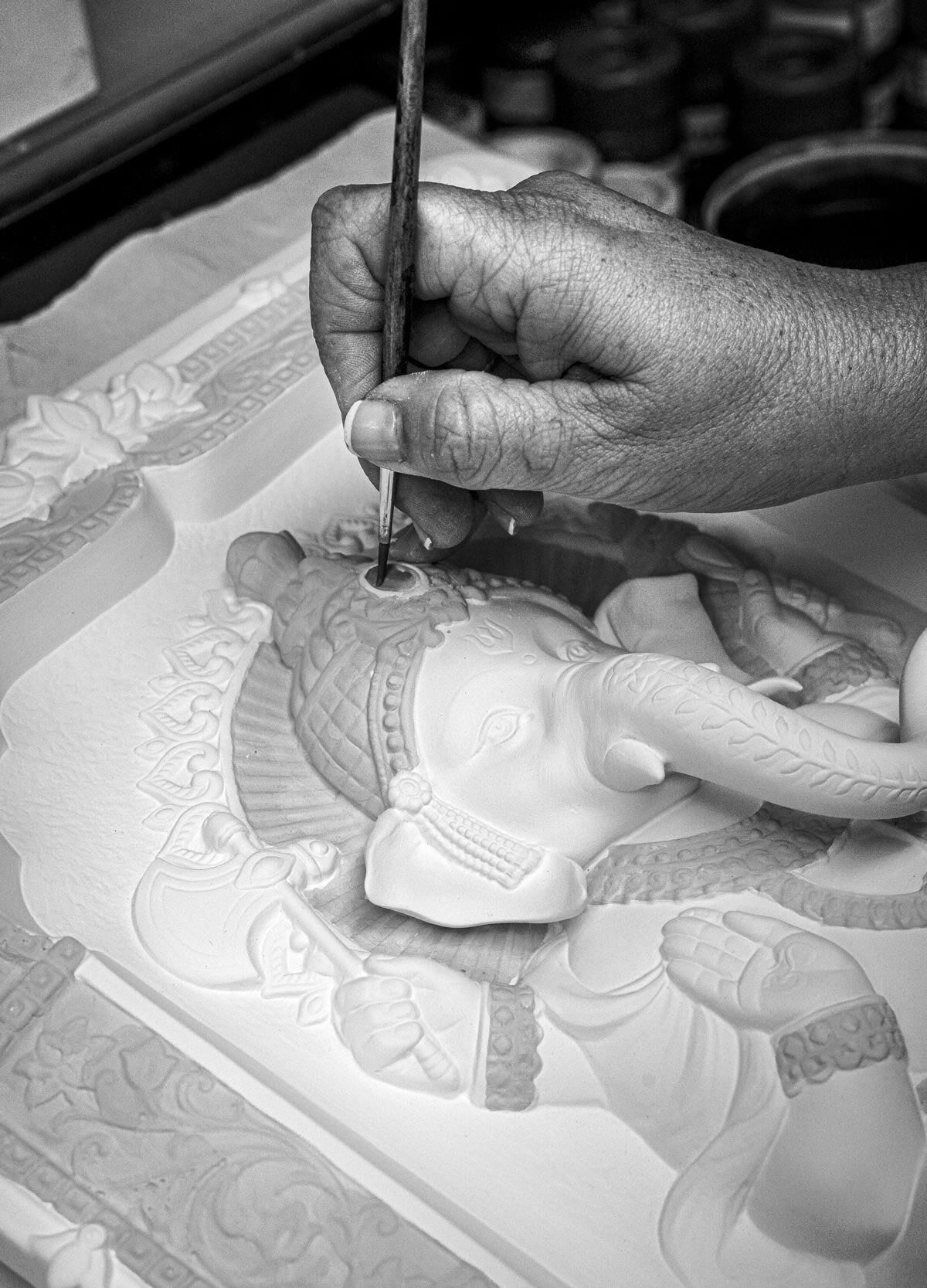 Lladró Lord Ganesha Wall Art Sculpture by Lladró at FormFluent