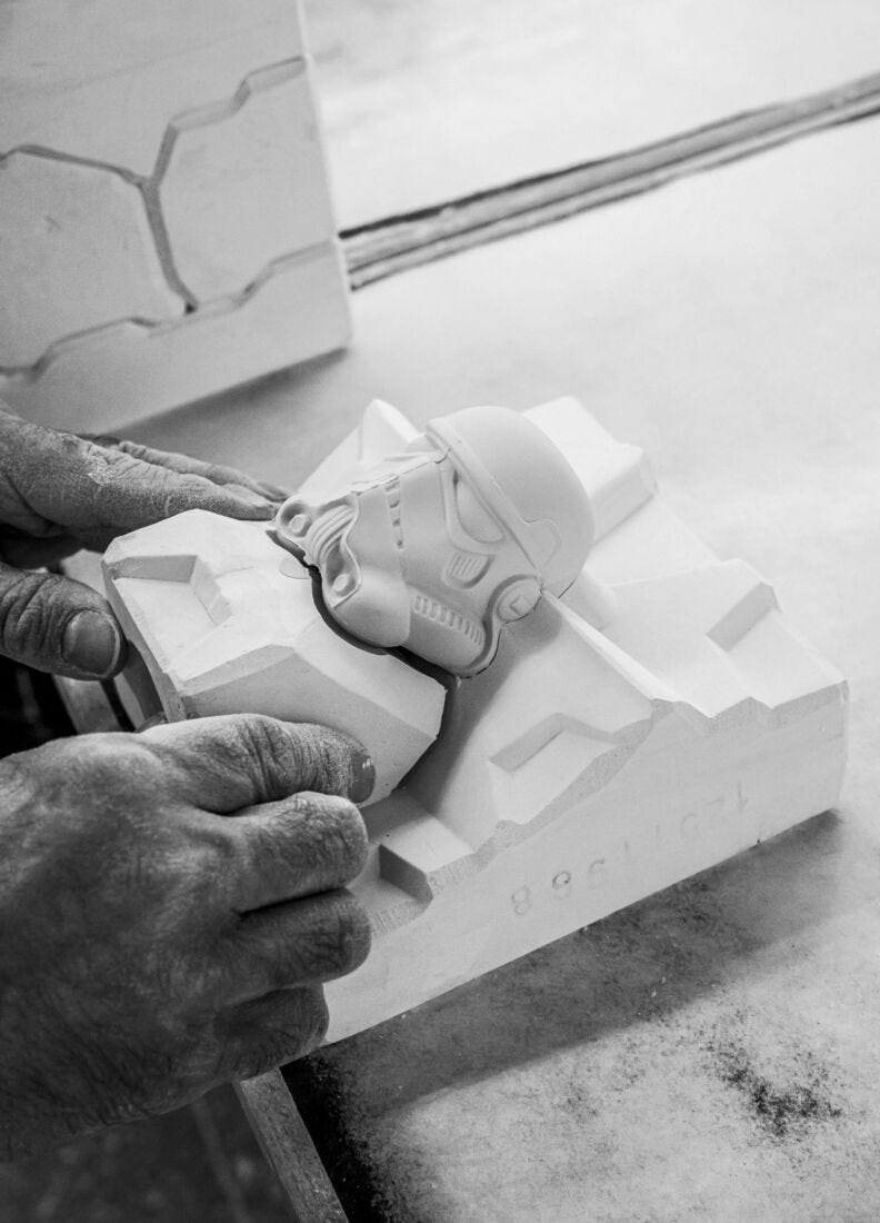 Lladró Stormtrooper™ (version 2) Sculpture. Limited Edition by Lladró at FormFluent